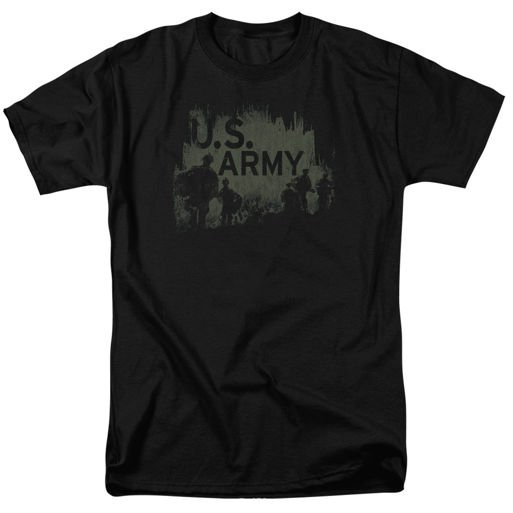 AN OFFCIALLY LICENSED ARMY SOLDIERS MEN'S REGULAR FIT T-SHIRT BLACK
