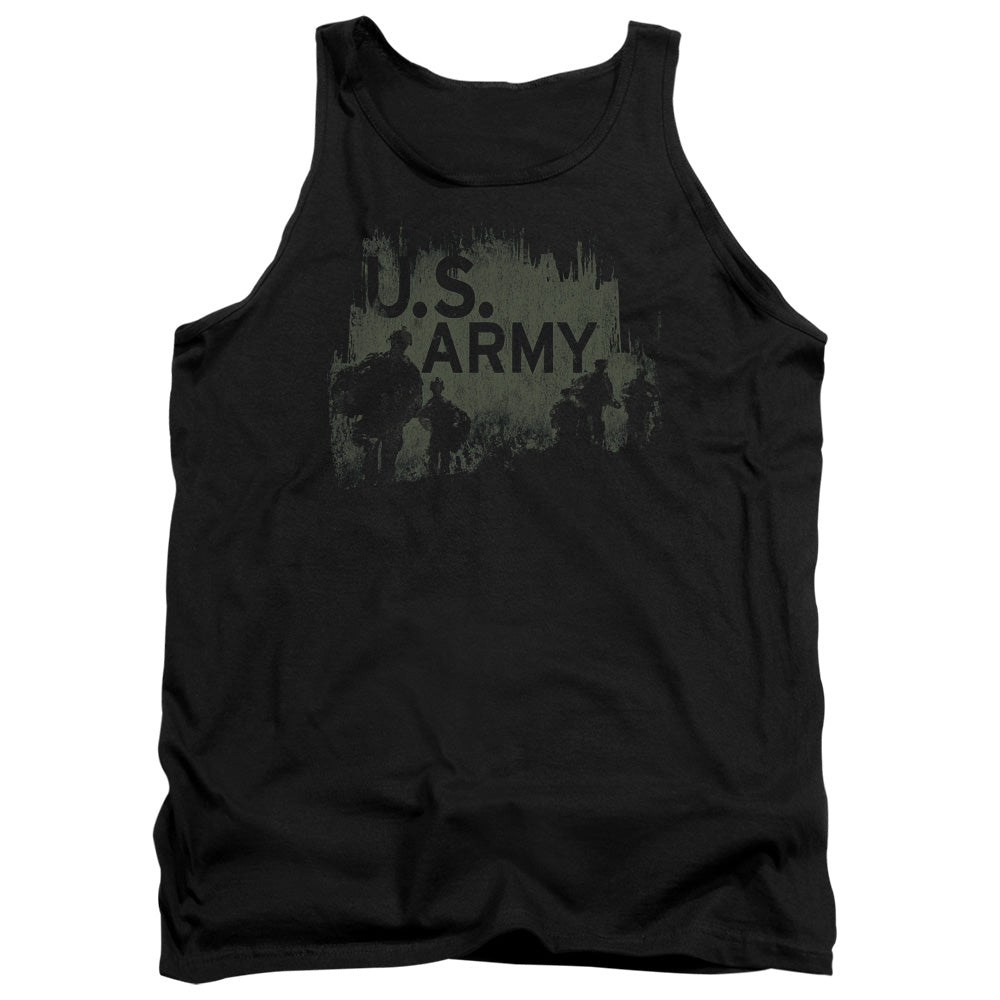 AN OFFCIALLY LICENSED ARMY SOLDIERS ADULT UNISEX TANK TOP BLACK
