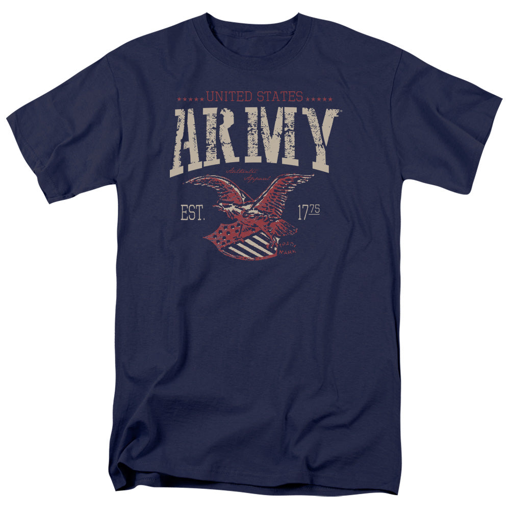 AN OFFCIALLY LICENSED ARMY ARCH MEN'S REGULAR FIT T-SHIRT NAVY