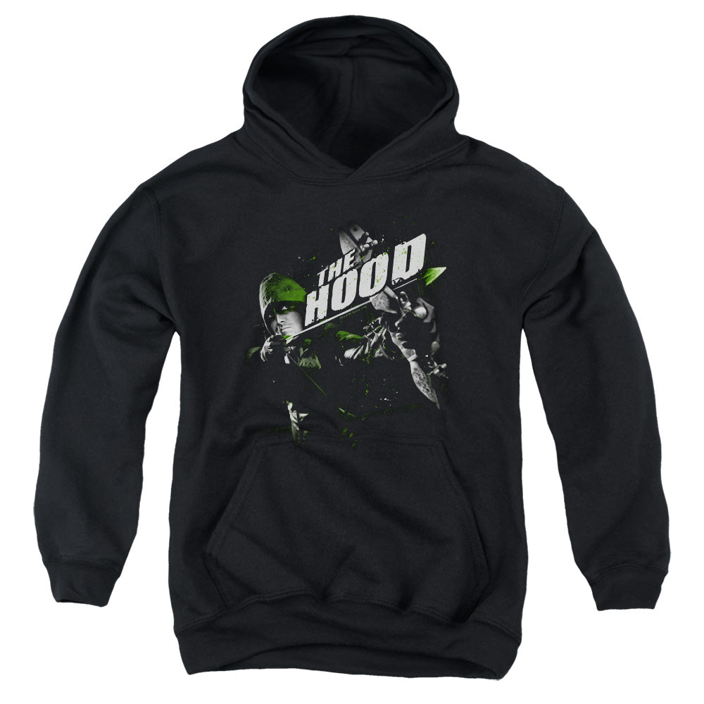 AN OFFCIALLY LICENSED ARROW TAKE AIM YOUTH HOODIE BLACK