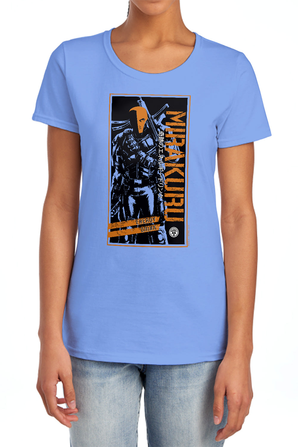 AN OFFCIALLY LICENSED ARROW MIRAKURA ENERGY DRINK WOMEN'S REGULAR FIT T-SHIRT CHARCOAL