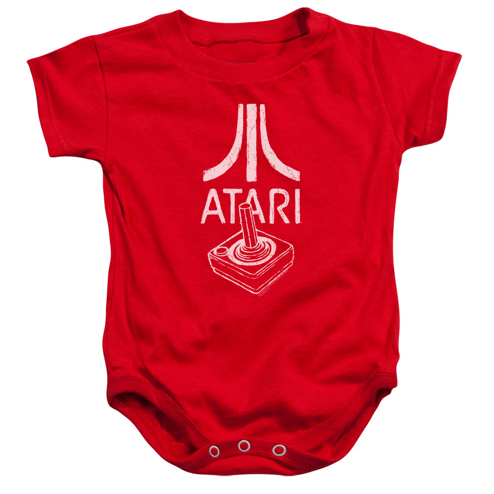 AN OFFCIALLY LICENSED ATARI JOYSTICK LOGO BABY BODYSUIT RED