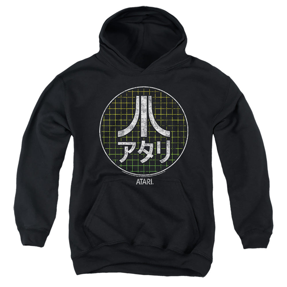 AN OFFCIALLY LICENSED ATARI JAPANESE GRID YOUTH HOODIE BLACK
