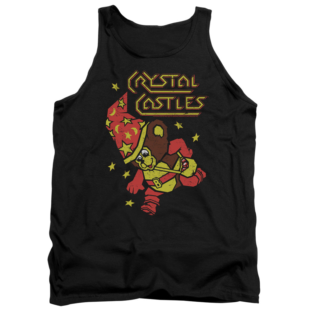 AN OFFCIALLY LICENSED ATARI CRYSTAL BEAR ADULT UNISEX TANK TOP BLACK