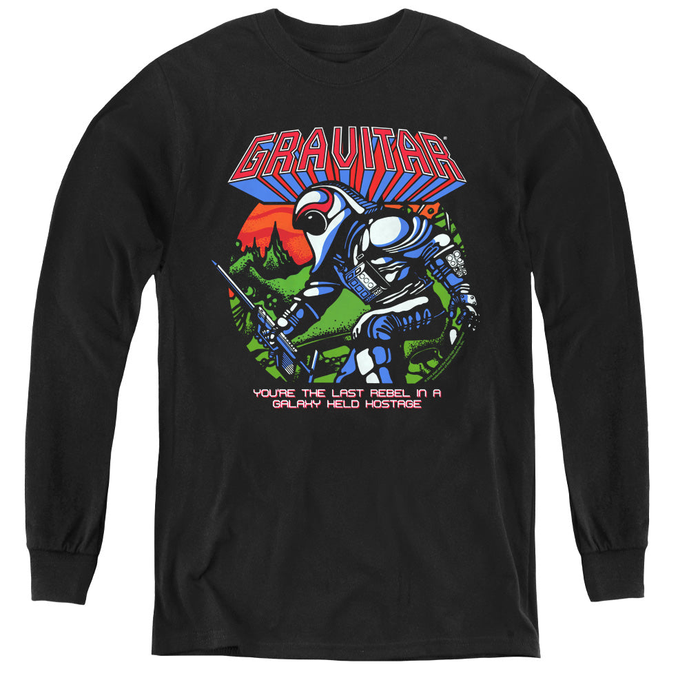 AN OFFCIALLY LICENSED ATARI LAST REBEL YOUTH LONG SLEEVE T-SHIRT BLACK