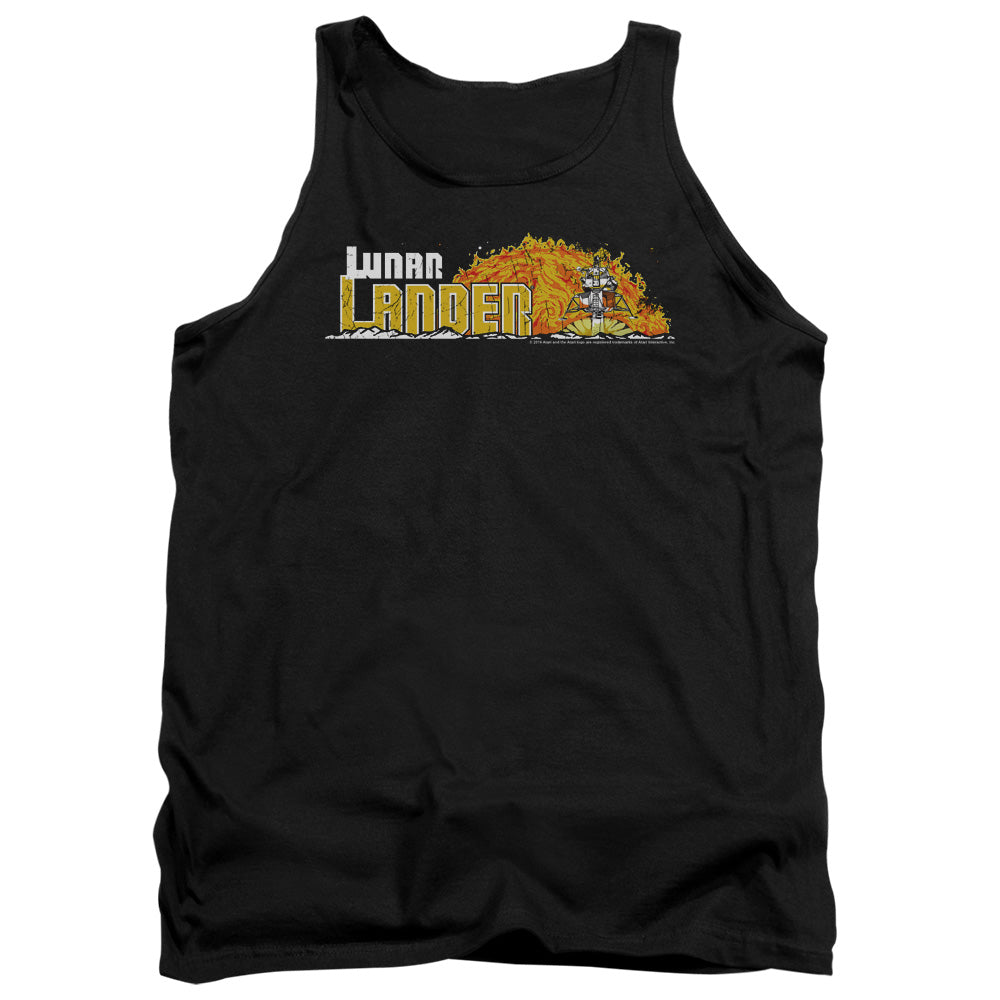 AN OFFCIALLY LICENSED ATARI LUNAR MARQUEE ADULT UNISEX TANK TOP BLACK