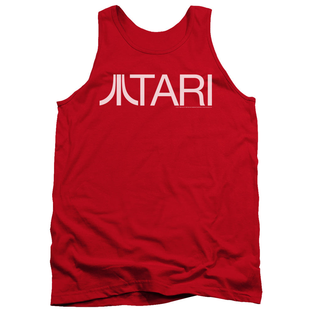 AN OFFCIALLY LICENSED ATARI ATARI ADULT UNISEX TANK TOP RED