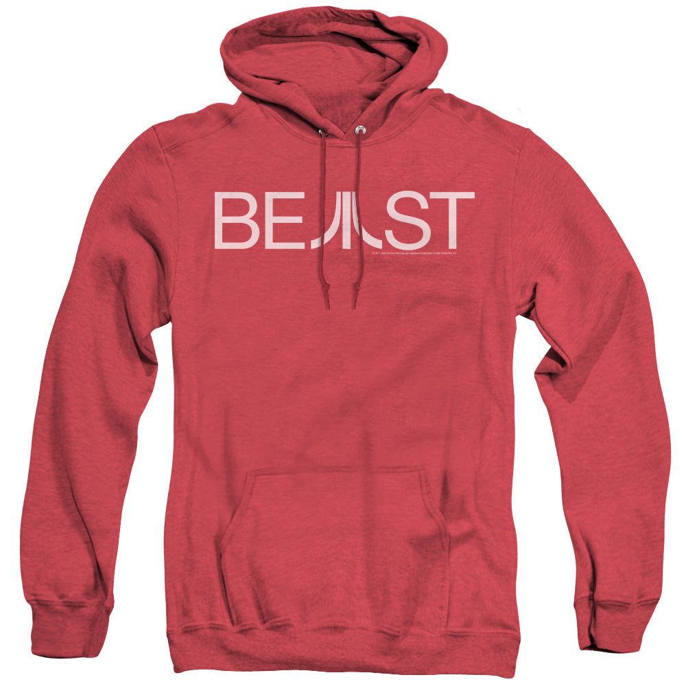 AN OFFCIALLY LICENSED ATARI BEAST ADULT UNISEX HEATHER PULLOVER HOODIE RED