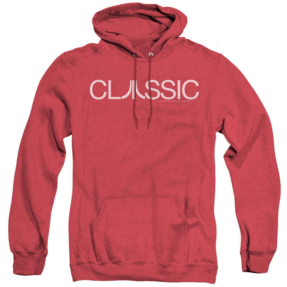 AN OFFCIALLY LICENSED ATARI CLASSIC ADULT UNISEX HEATHER PULLOVER HOODIE RED