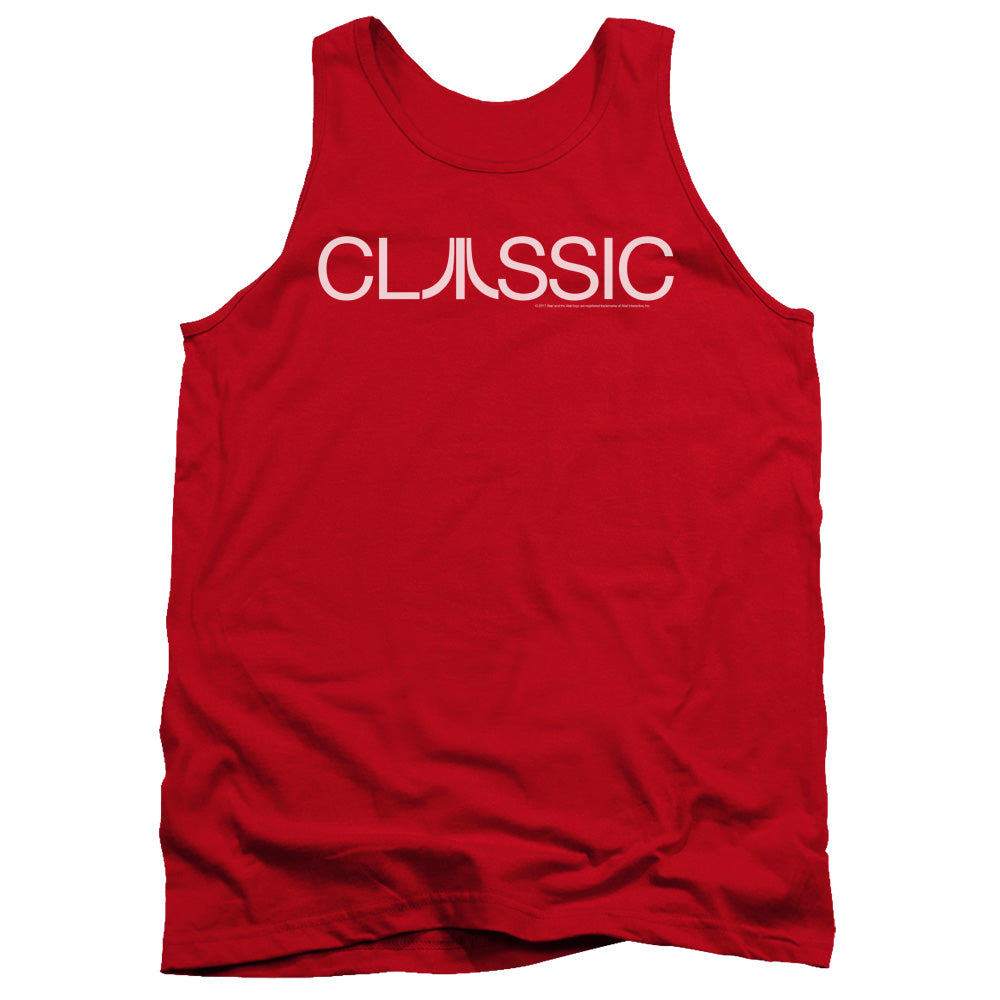 AN OFFCIALLY LICENSED ATARI CLASSIC ADULT UNISEX TANK TOP RED