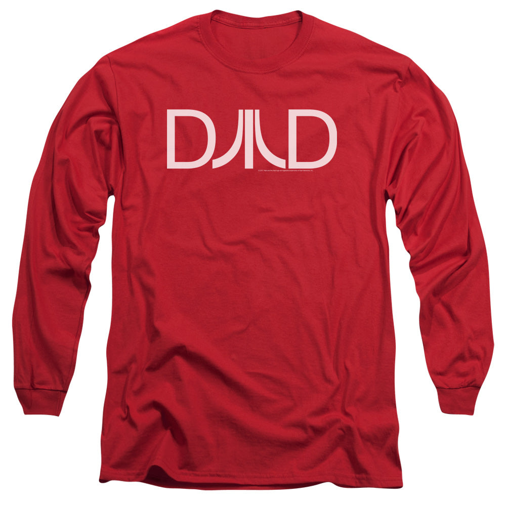 AN OFFCIALLY LICENSED ATARI DAD MEN'S LONG SLEEVE T-SHIRT RED