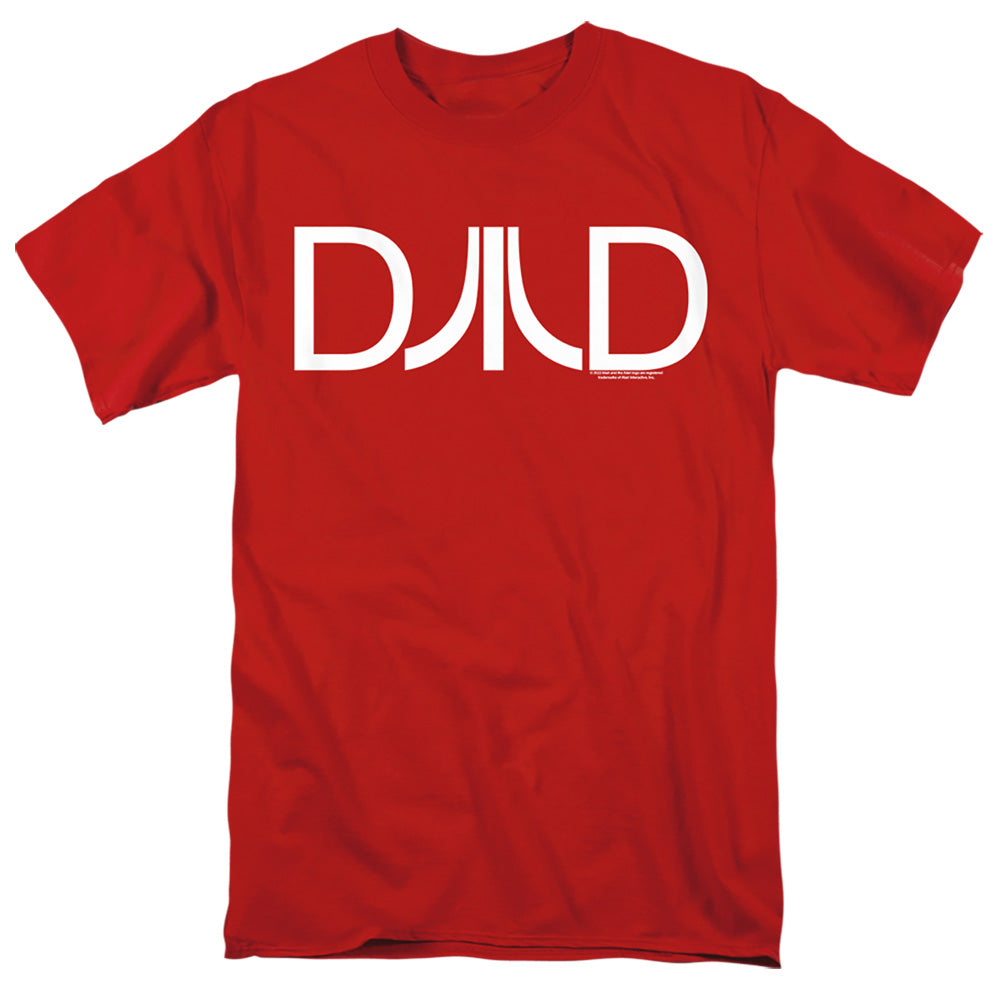 AN OFFCIALLY LICENSED ATARI DAD MEN'S REGULAR FIT T-SHIRT RED