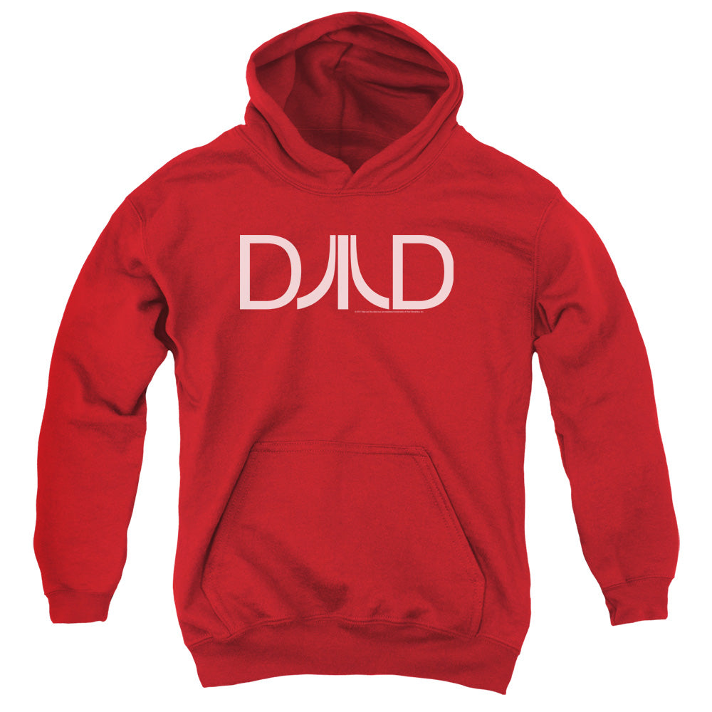 AN OFFCIALLY LICENSED ATARI DAD YOUTH HOODIE RED