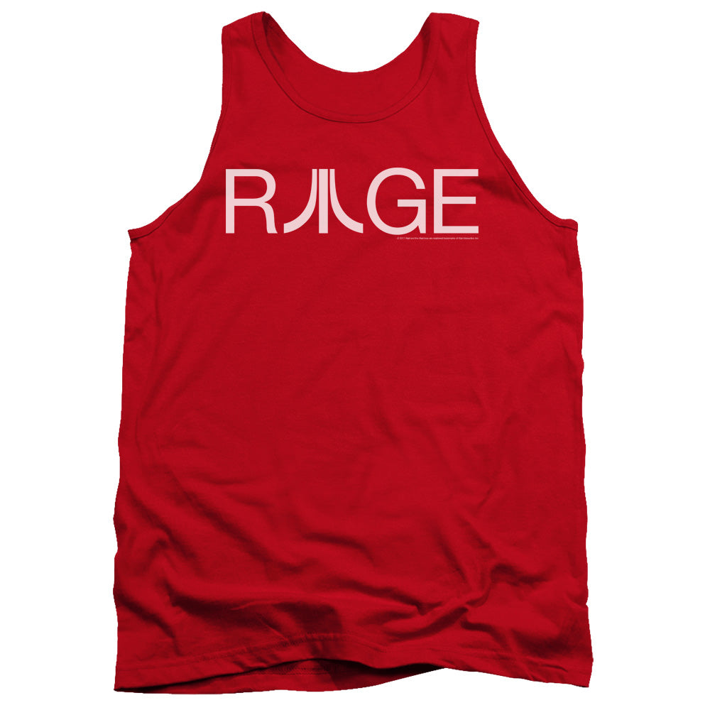 AN OFFCIALLY LICENSED ATARI RAGE ADULT UNISEX TANK TOP RED
