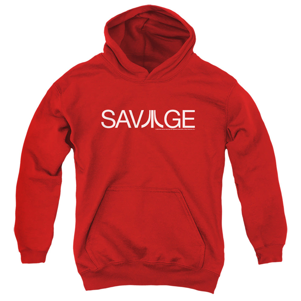 AN OFFCIALLY LICENSED ATARI SAVAGE YOUTH HOODIE RED
