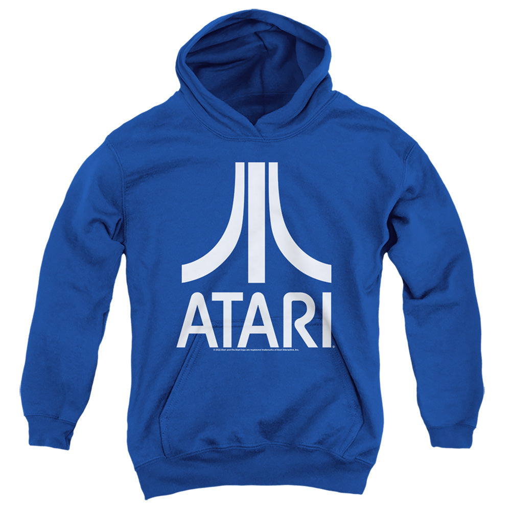 AN OFFCIALLY LICENSED ATARI ATARI LOGO YOUTH HOODIE ROYAL