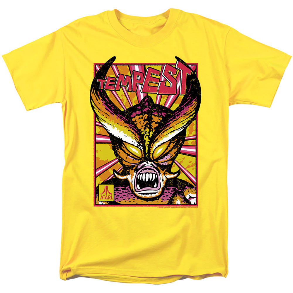 AN OFFCIALLY LICENSED ATARI IN THE GRASP MEN'S REGULAR FIT T-SHIRT YELLOW