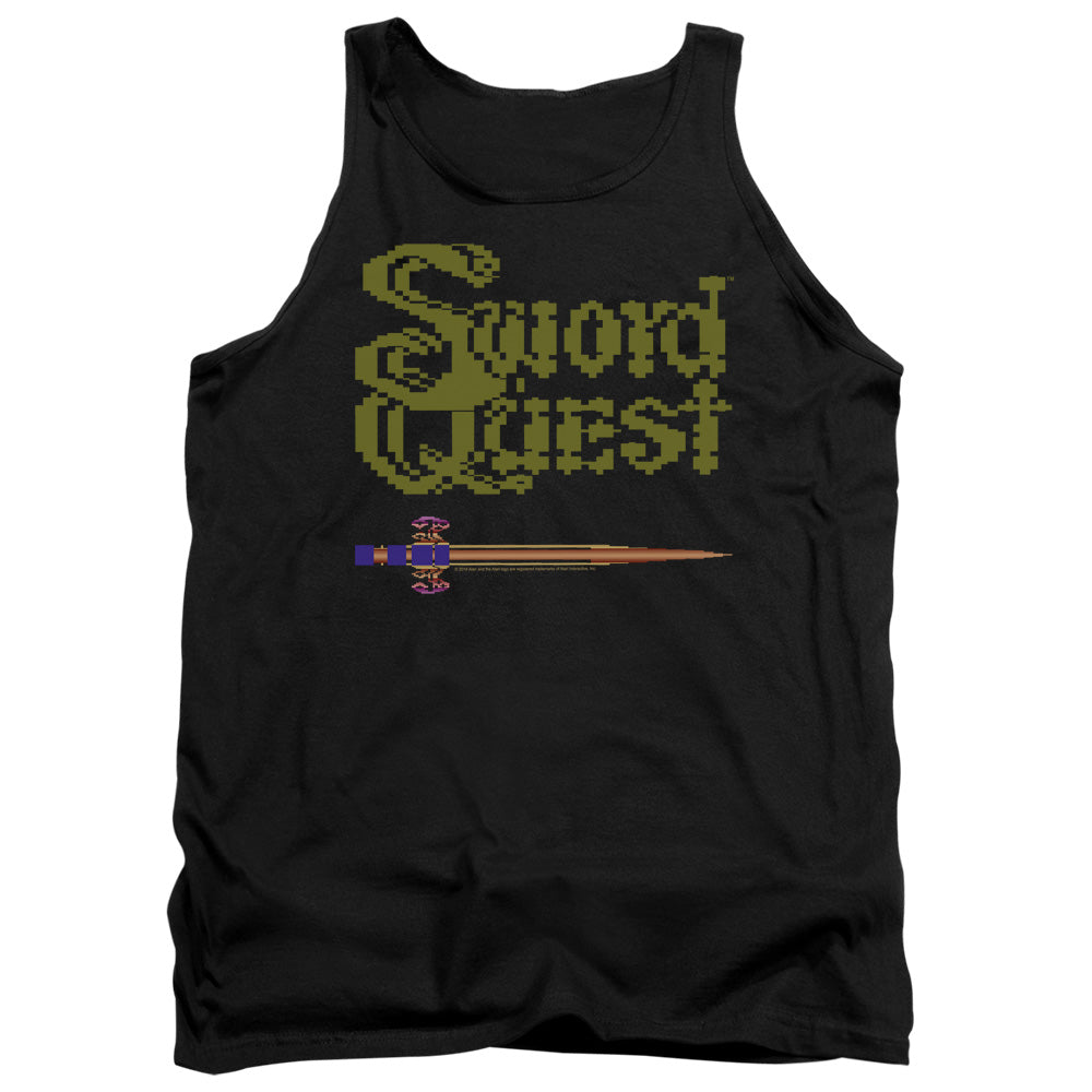 AN OFFCIALLY LICENSED ATARI 8 BIT SWORD ADULT UNISEX TANK TOP BLACK