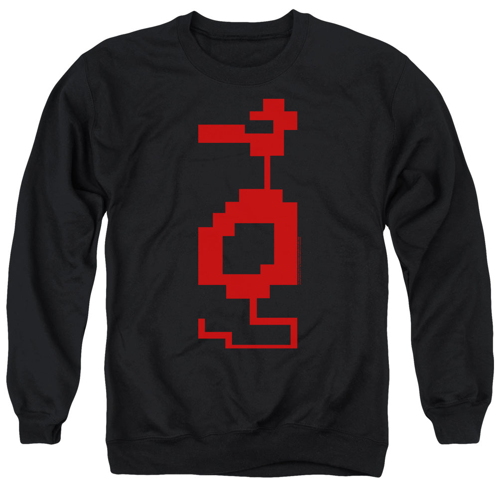 AN OFFCIALLY LICENSED ATARI DRAGON ADULT UNISEX CREWNECK SWEATSHIRT BLACK