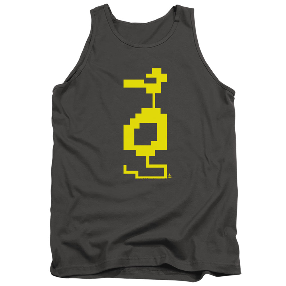 AN OFFCIALLY LICENSED ATARI DRAGON ADULT UNISEX TANK TOP CHARCOAL