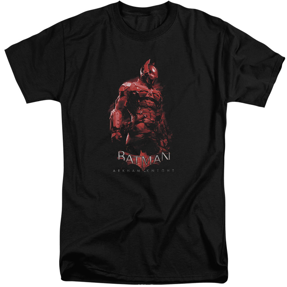 AN OFFCIALLY LICENSED BATMAN ARKHAM KNIGHT KNIGHT MEN'S TALL FIT T-SHIRT BLACK