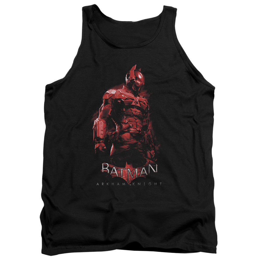 AN OFFCIALLY LICENSED BATMAN ARKHAM KNIGHT KNIGHT ADULT UNISEX TANK TOP BLACK