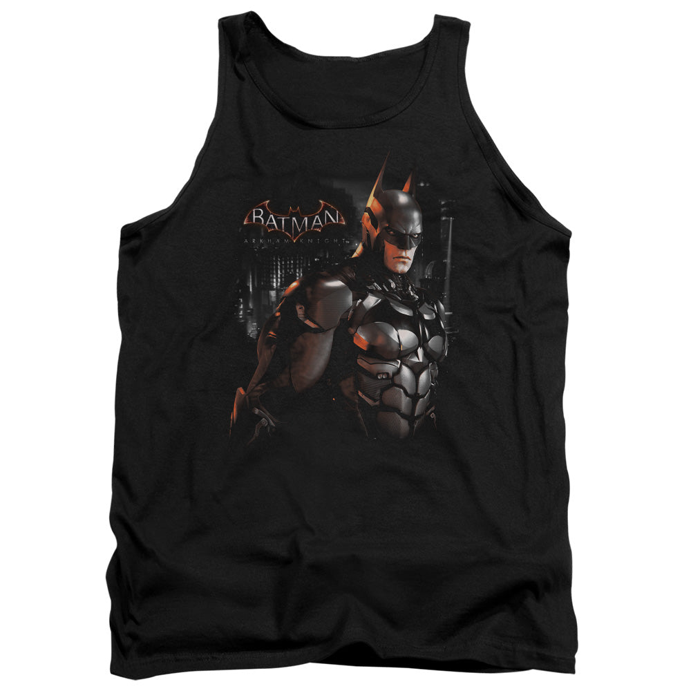 AN OFFCIALLY LICENSED BATMAN ARKHAM KNIGHT DARK KNIGHT ADULT UNISEX TANK TOP BLACK