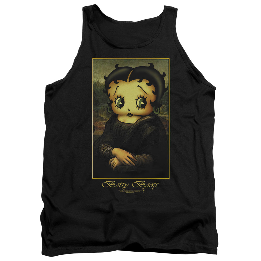 AN OFFCIALLY LICENSED BETTY BOOP BOOPALISA ADULT UNISEX TANK TOP BLACK