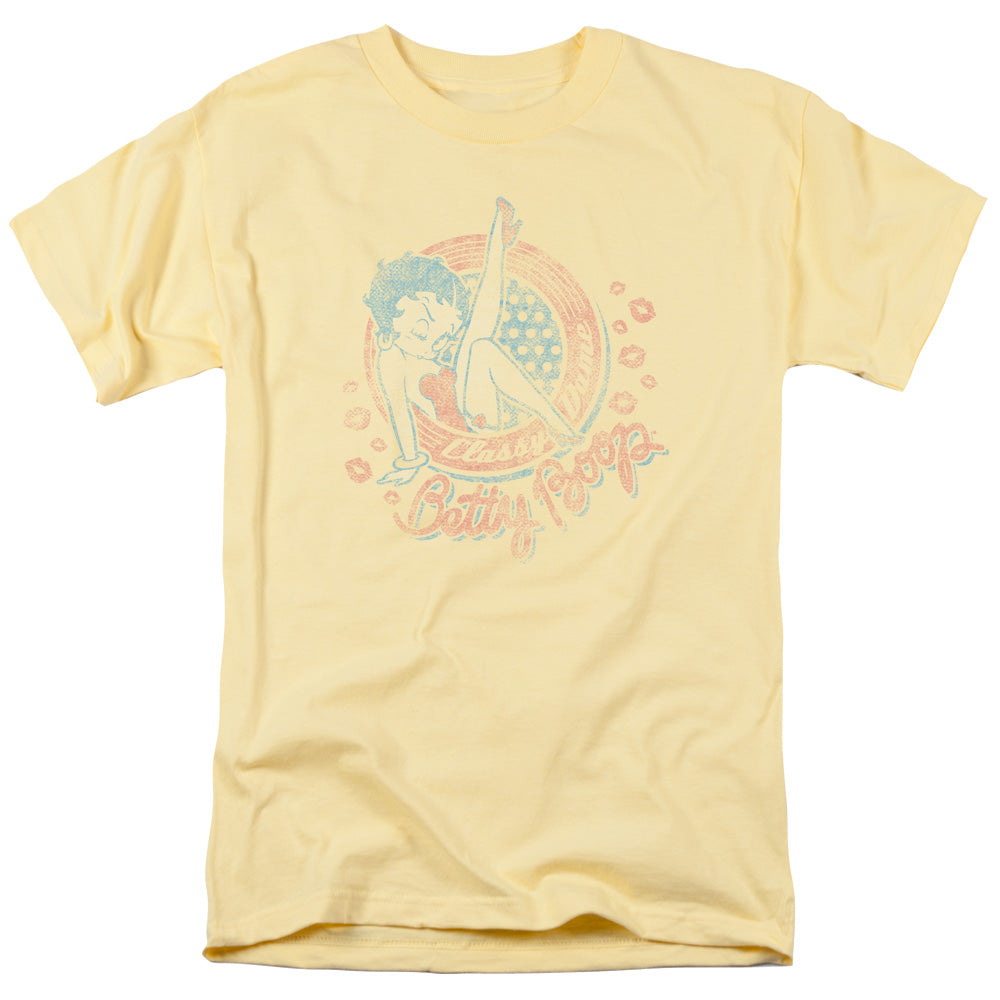 AN OFFCIALLY LICENSED BETTY BOOP CLASSY DAME MEN'S REGULAR FIT T-SHIRT BANANA