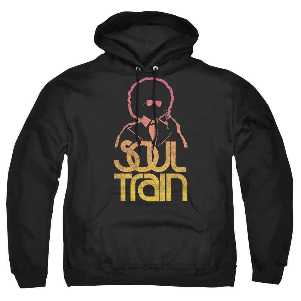 AN OFFCIALLY LICENSED BET SOUL TRAIN THE HOST ADULT UNISEX PULLOVER HOODIE BLACK