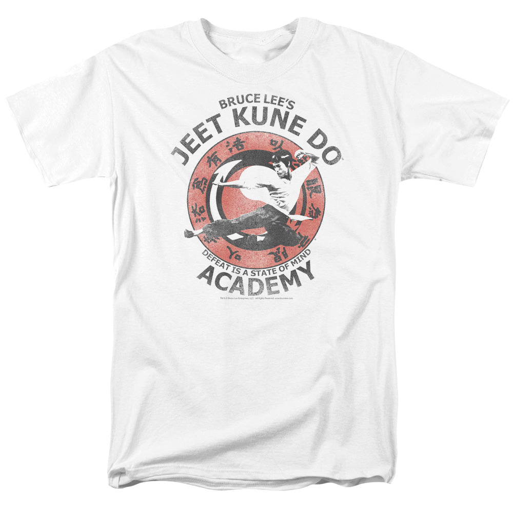 AN OFFCIALLY LICENSED BRUCE LEE JEET KUNE MEN'S REGULAR FIT T-SHIRT WHITE