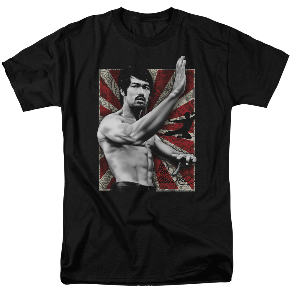 AN OFFCIALLY LICENSED BRUCE LEE CONCENTRATE MEN'S REGULAR FIT T-SHIRT BLACK