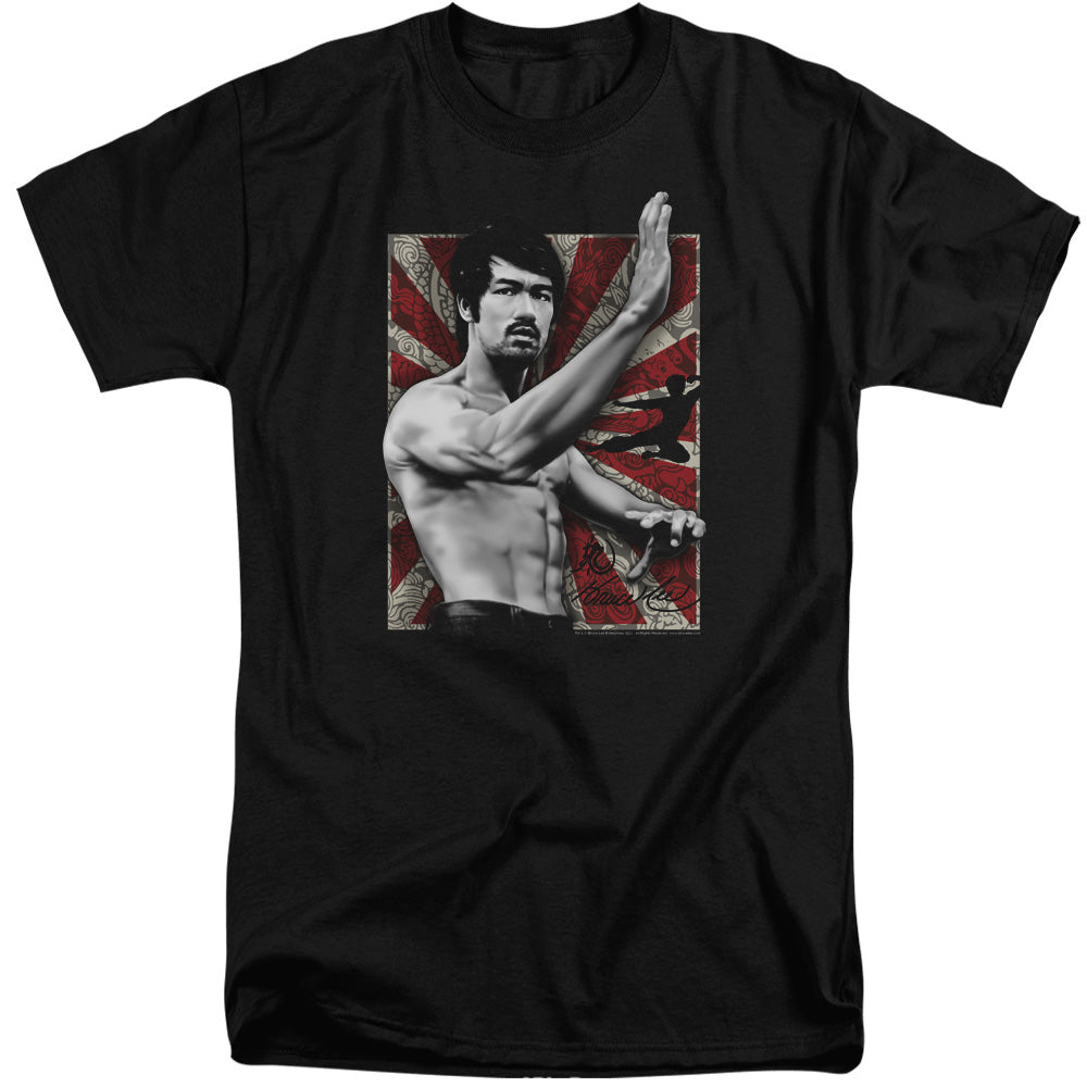 AN OFFCIALLY LICENSED BRUCE LEE CONCENTRATE MEN'S TALL FIT T-SHIRT BLACK