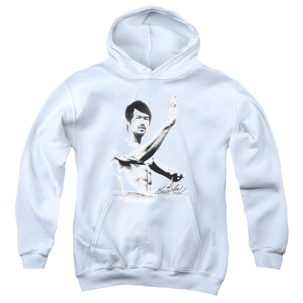AN OFFCIALLY LICENSED BRUCE LEE SERENITY YOUTH HOODIE WHITE