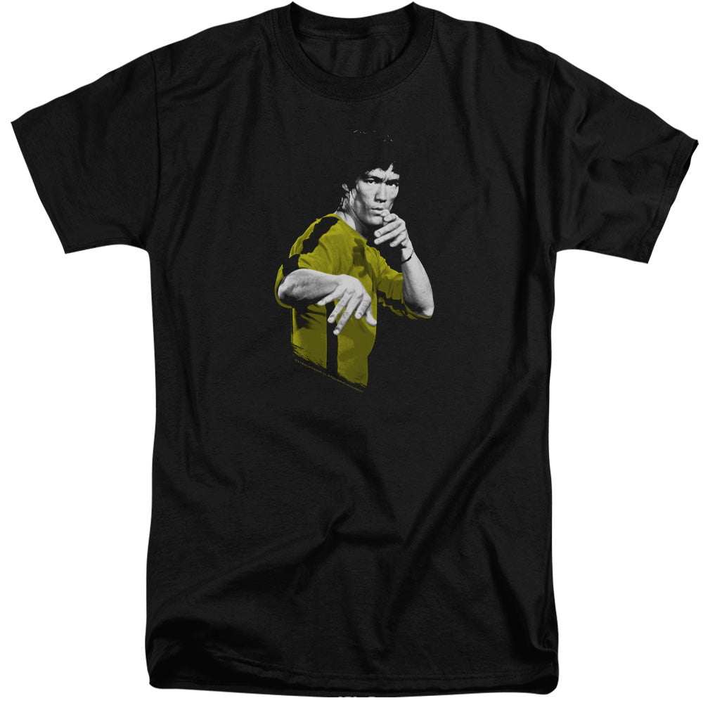 AN OFFCIALLY LICENSED BRUCE LEE SUIT OF DEATH MEN'S TALL FIT T-SHIRT BLACK