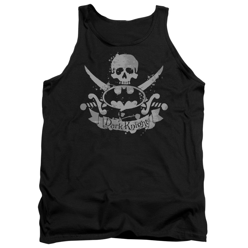 AN OFFCIALLY LICENSED BATMAN DARK PIRATE ADULT UNISEX TANK TOP BLACK