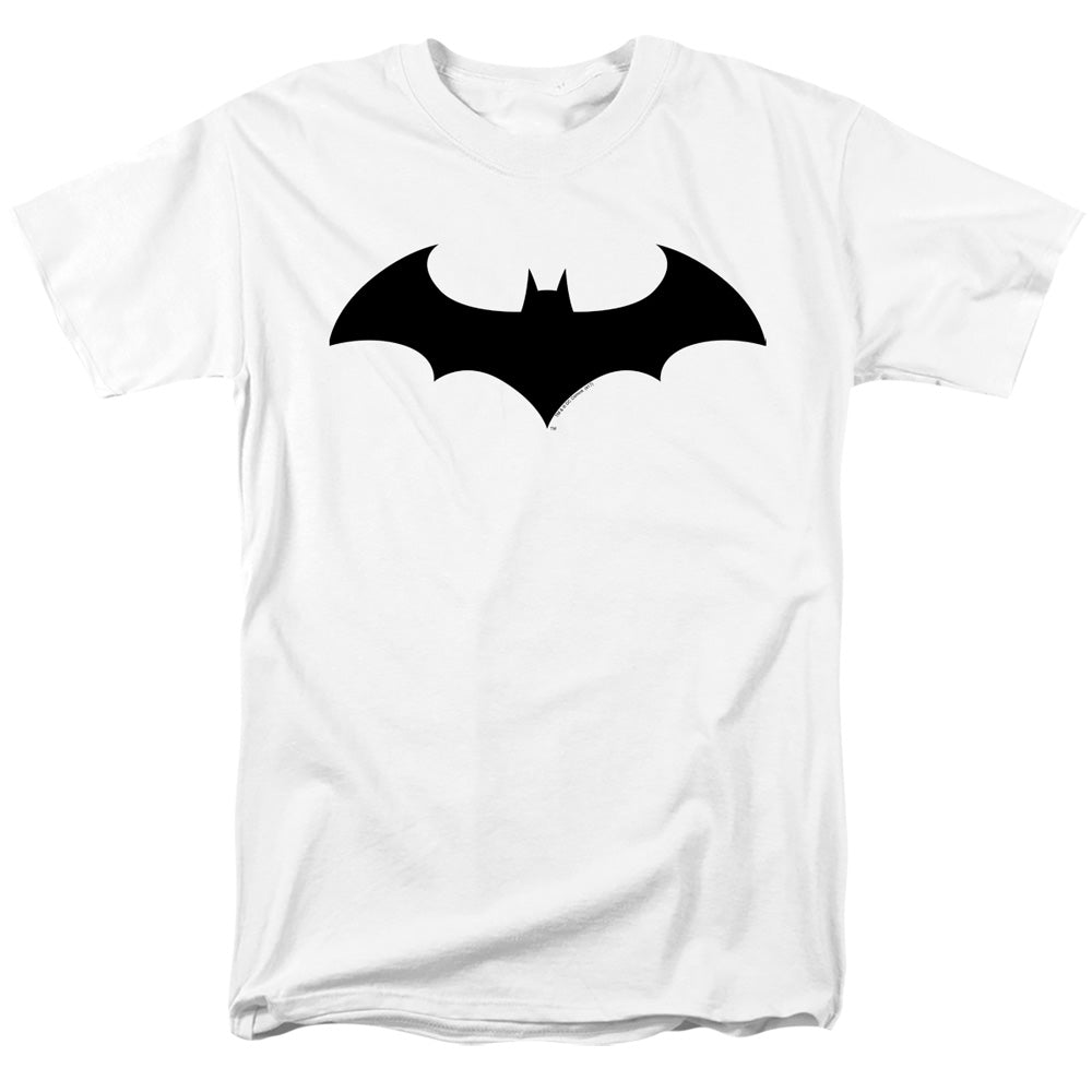 AN OFFCIALLY LICENSED BATMAN HUSH LOGO MEN'S REGULAR FIT T-SHIRT WHITE