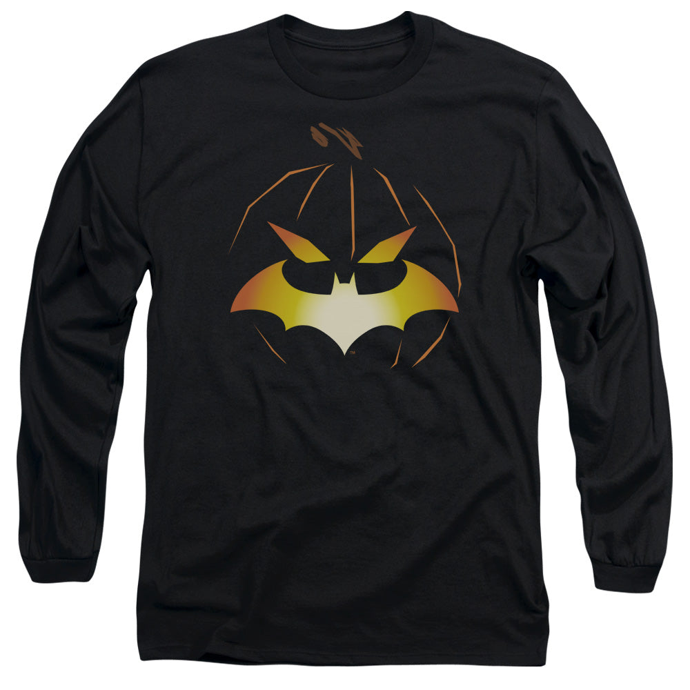 AN OFFCIALLY LICENSED BATMAN JACK OBAT MEN'S LONG SLEEVE T-SHIRT BLACK