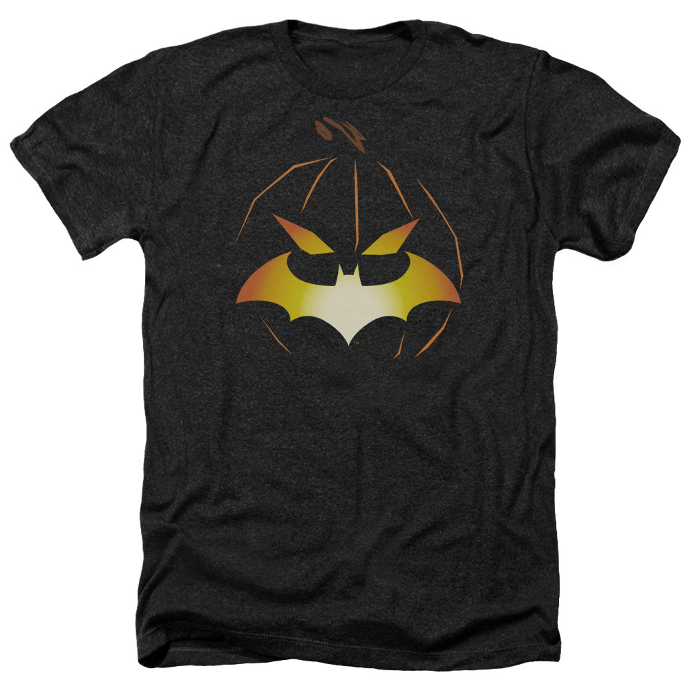 AN OFFCIALLY LICENSED BATMAN JACK OBAT MEN'S HEATHER T-SHIRT CHARCOAL
