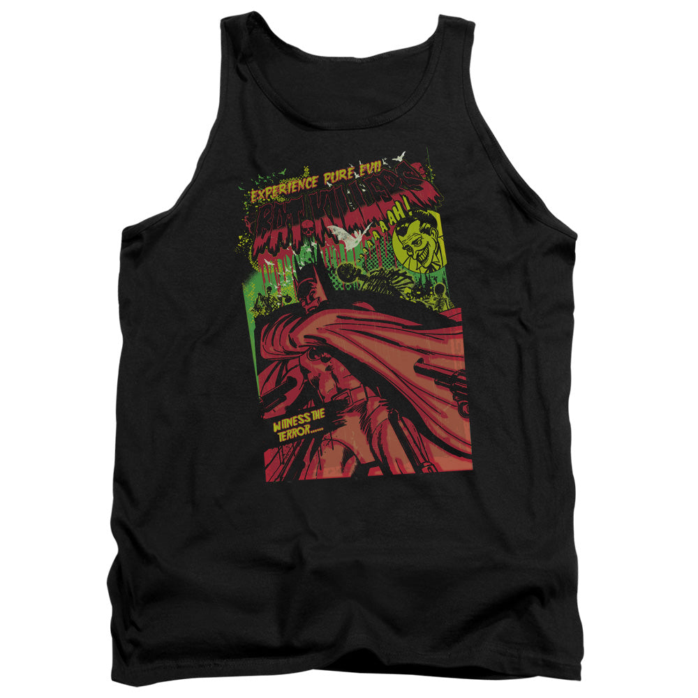 AN OFFCIALLY LICENSED BATMAN BAT KILLERS ADULT UNISEX TANK TOP BLACK