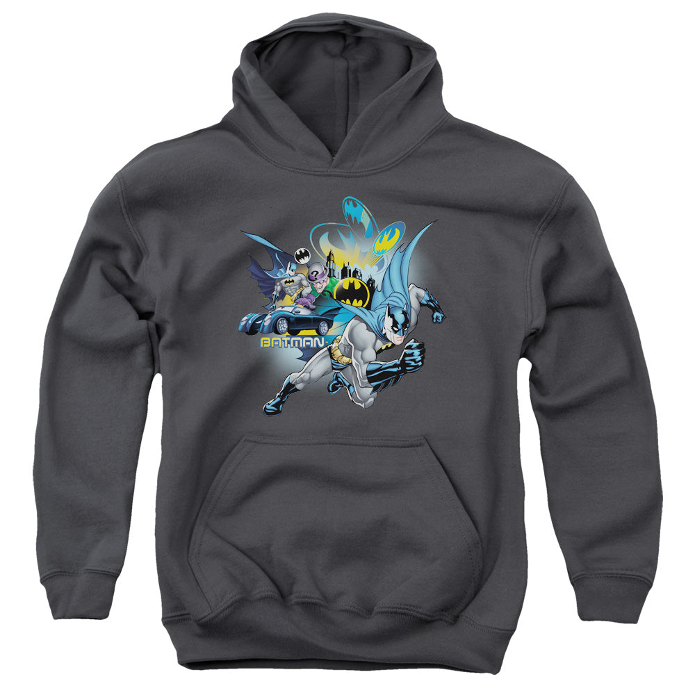 AN OFFCIALLY LICENSED BATMAN CALL OF DUTY YOUTH HOODIE CHARCOAL