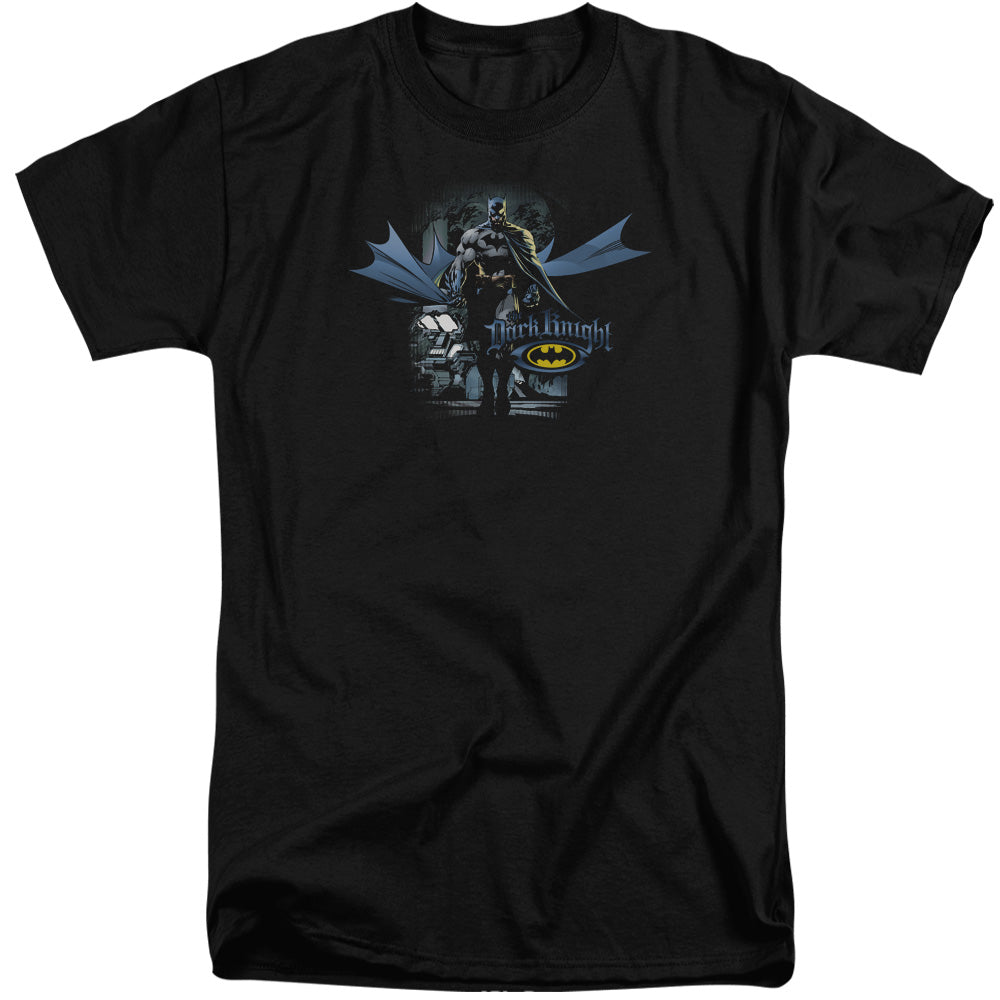 AN OFFCIALLY LICENSED BATMAN FROM THE DEPTHS MEN'S TALL FIT T-SHIRT BLACK