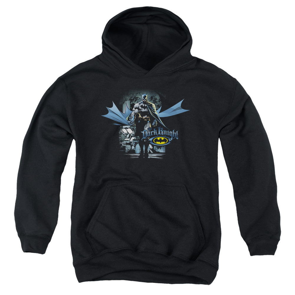 AN OFFCIALLY LICENSED BATMAN FROM THE DEPTHS YOUTH HOODIE BLACK