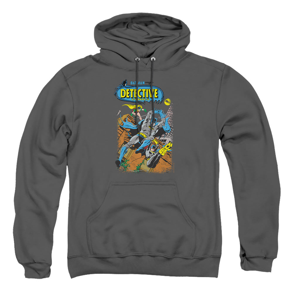 AN OFFCIALLY LICENSED BATMAN DETECTIVE #487 ADULT UNISEX PULLOVER HOODIE CHARCOAL