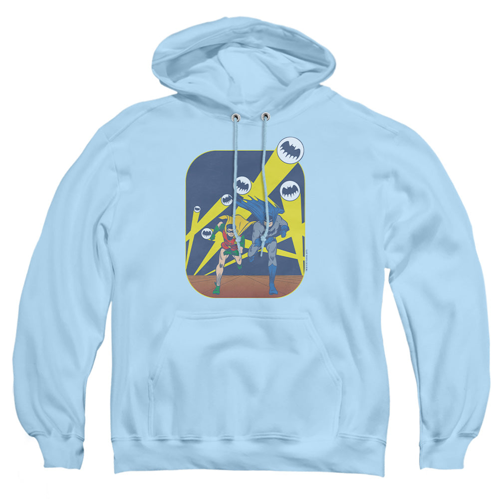 AN OFFCIALLY LICENSED BATMAN DETECTIVE #164 COVER ADULT UNISEX PULLOVER HOODIE LIGHT BLUE