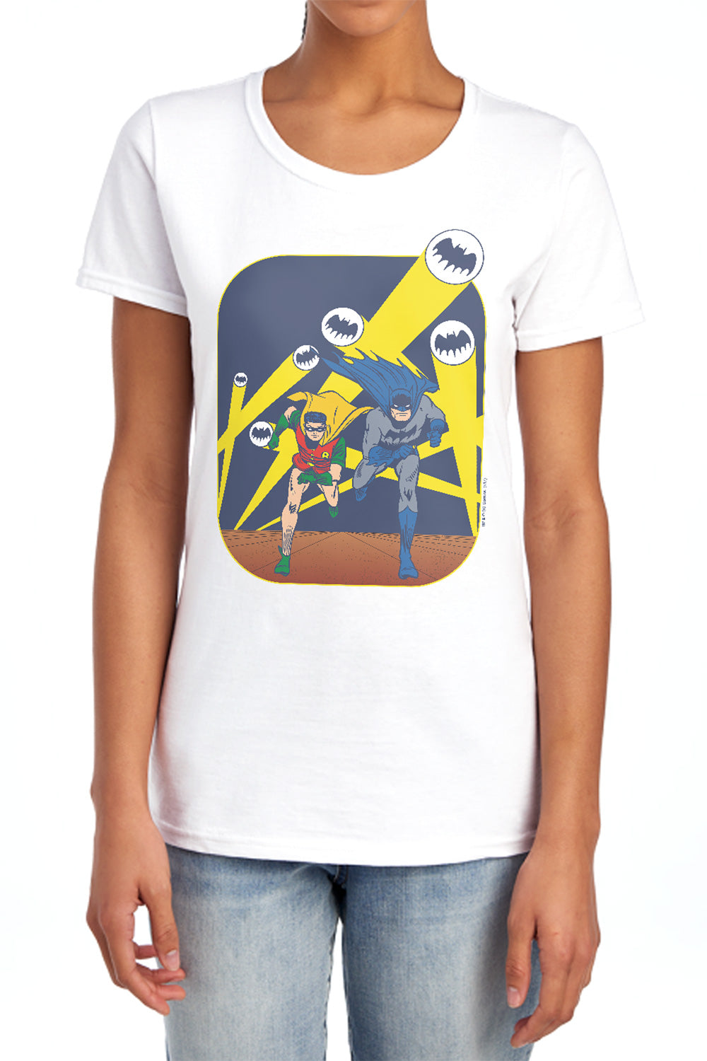 AN OFFCIALLY LICENSED BATMAN DETECTIVE #164 COVER WOMEN'S REGULAR FIT T-SHIRT LIGHT BLUE