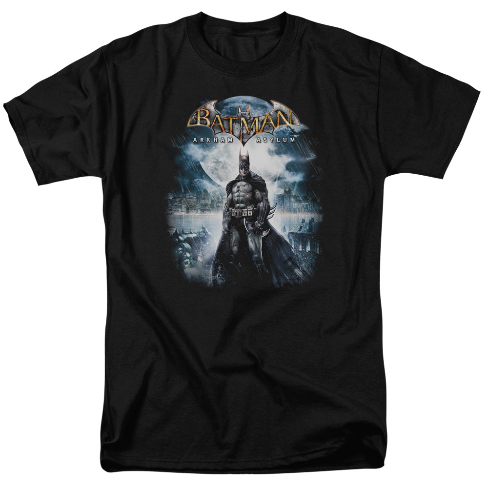 AN OFFCIALLY LICENSED BATMAN AA GAME COVER MEN'S REGULAR FIT T-SHIRT BLACK