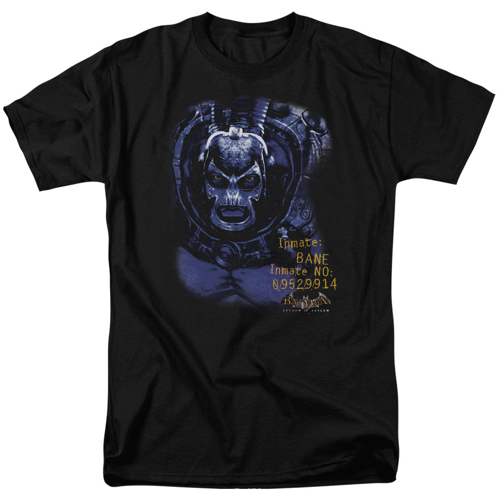 AN OFFCIALLY LICENSED BATMAN AA ARKHAM BANE MEN'S REGULAR FIT T-SHIRT BLACK