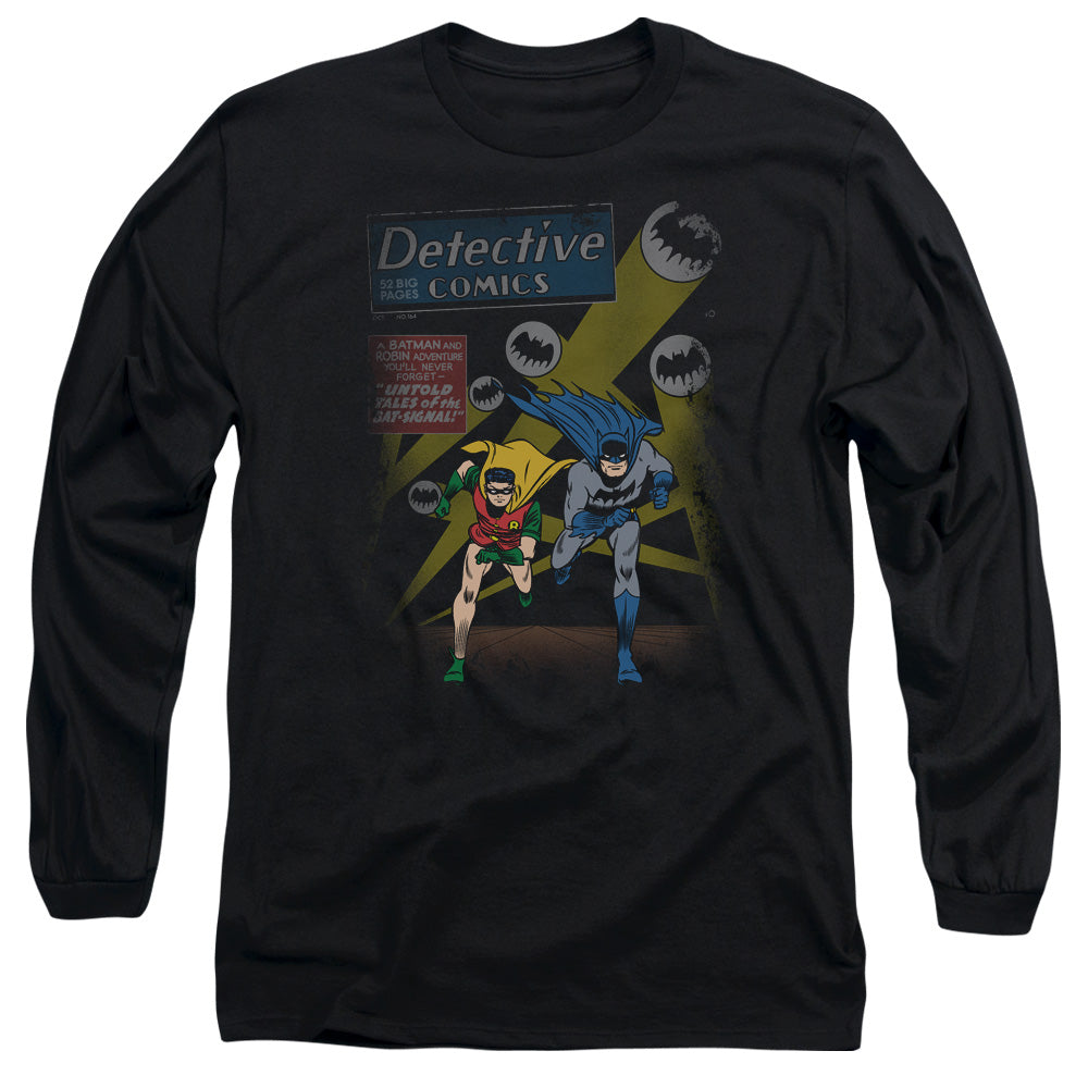 AN OFFCIALLY LICENSED BATMAN DYNAMIC DUO MEN'S LONG SLEEVE T-SHIRT BLACK