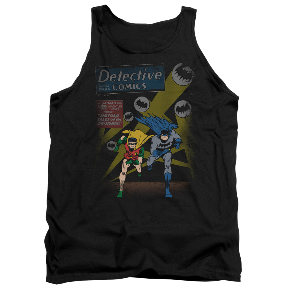 AN OFFCIALLY LICENSED BATMAN DYNAMIC DUO ADULT UNISEX TANK TOP BLACK